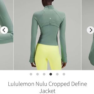 lululemon cropped define jacket